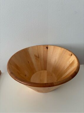 IKEA of Sweden Wooden Salad Bowl Fruit 11” Diameter 5.3” Tall